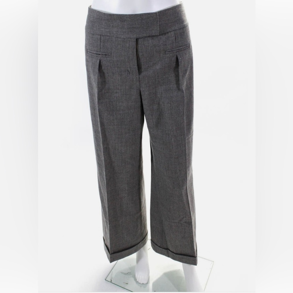 DVF Diane von Furstenberg wool wide leg trousers